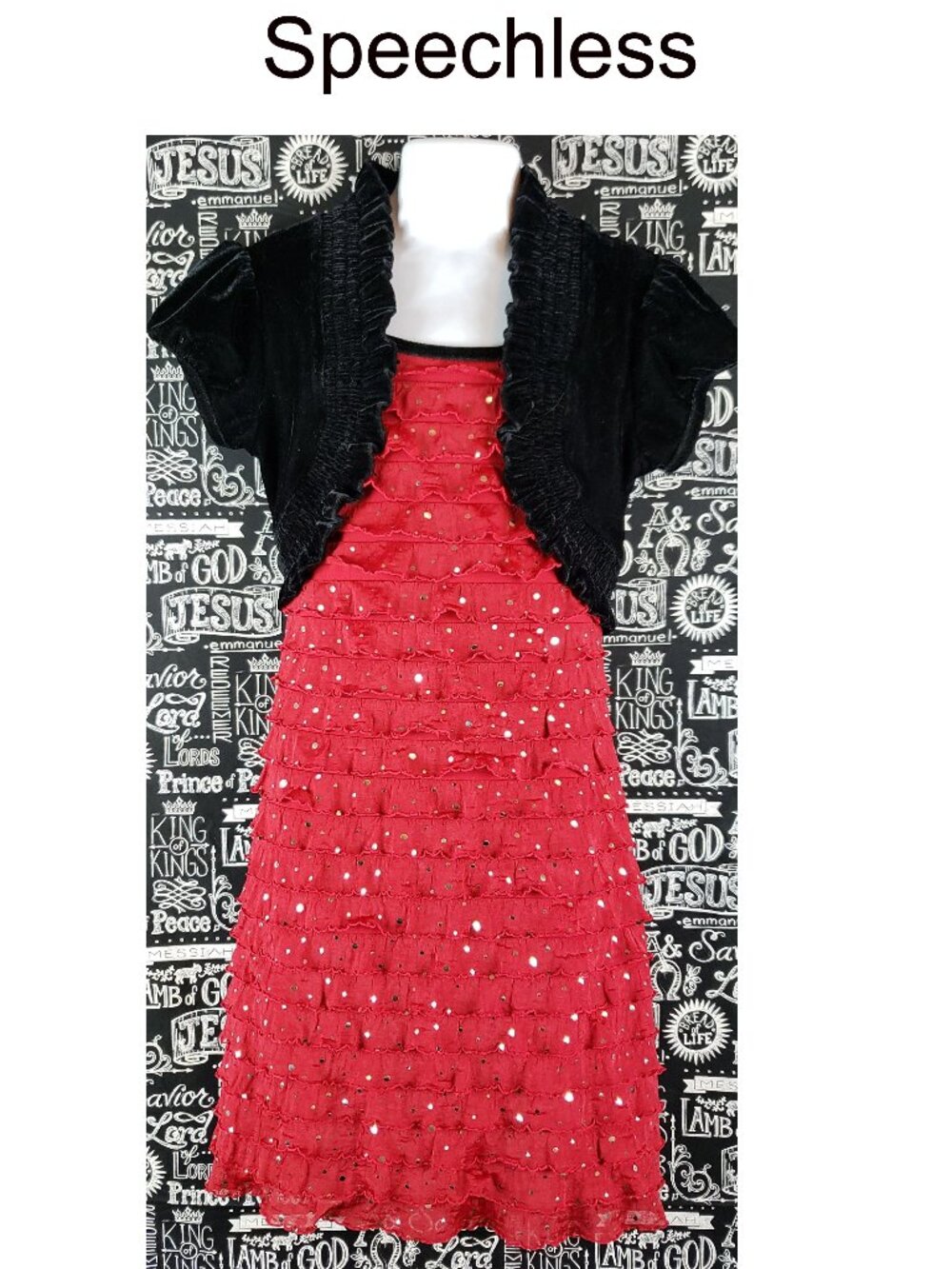 Speechless Ruffles Short Sleeve Dress Size 7